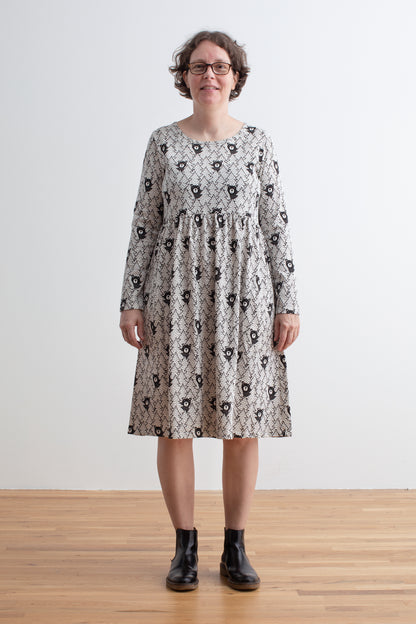 Copenhagen Dress - Bears Black