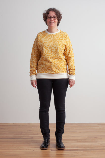 Adult Sweatshirt - Elderberries Ochre